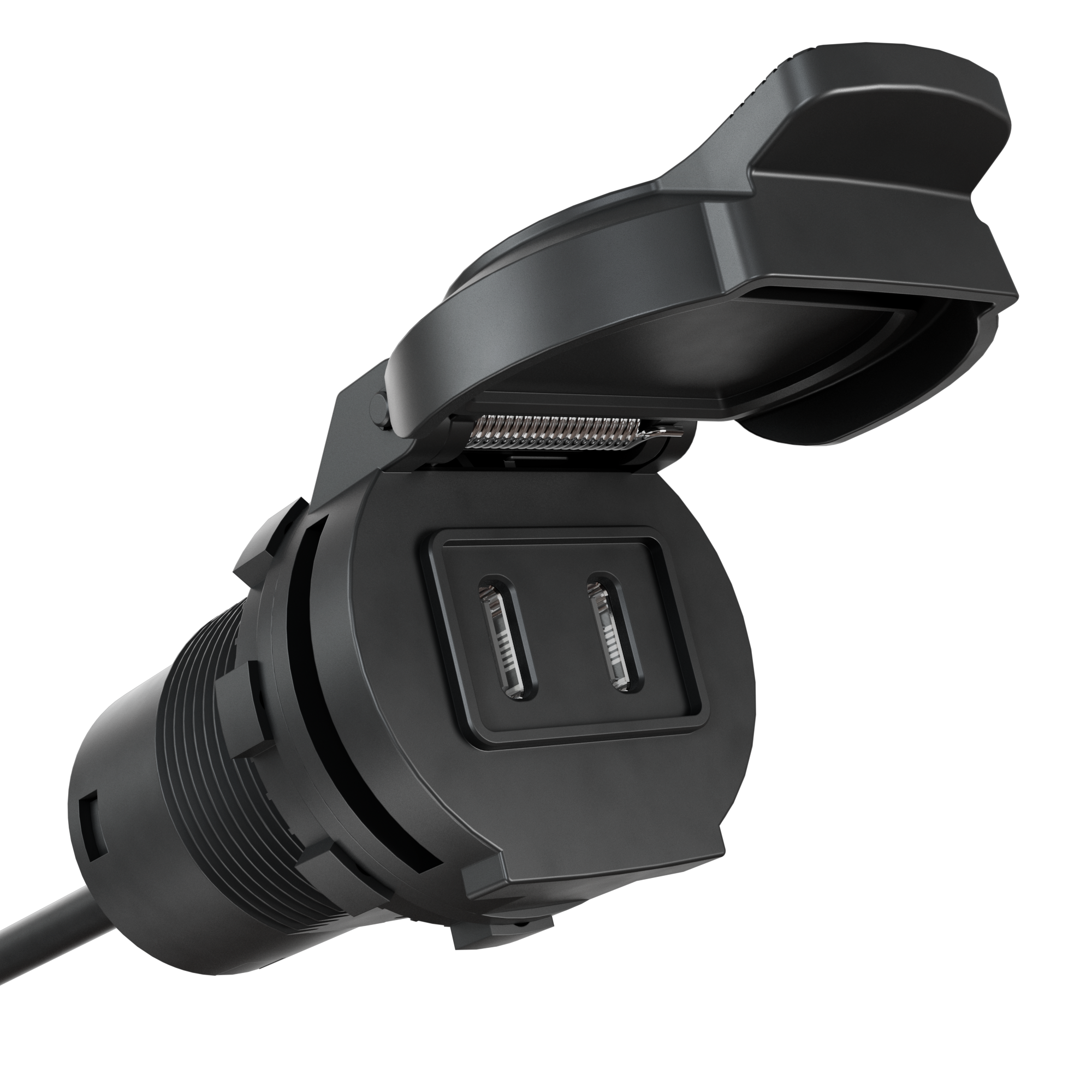 AquaAmp Waterproof Dual USB-C Charger