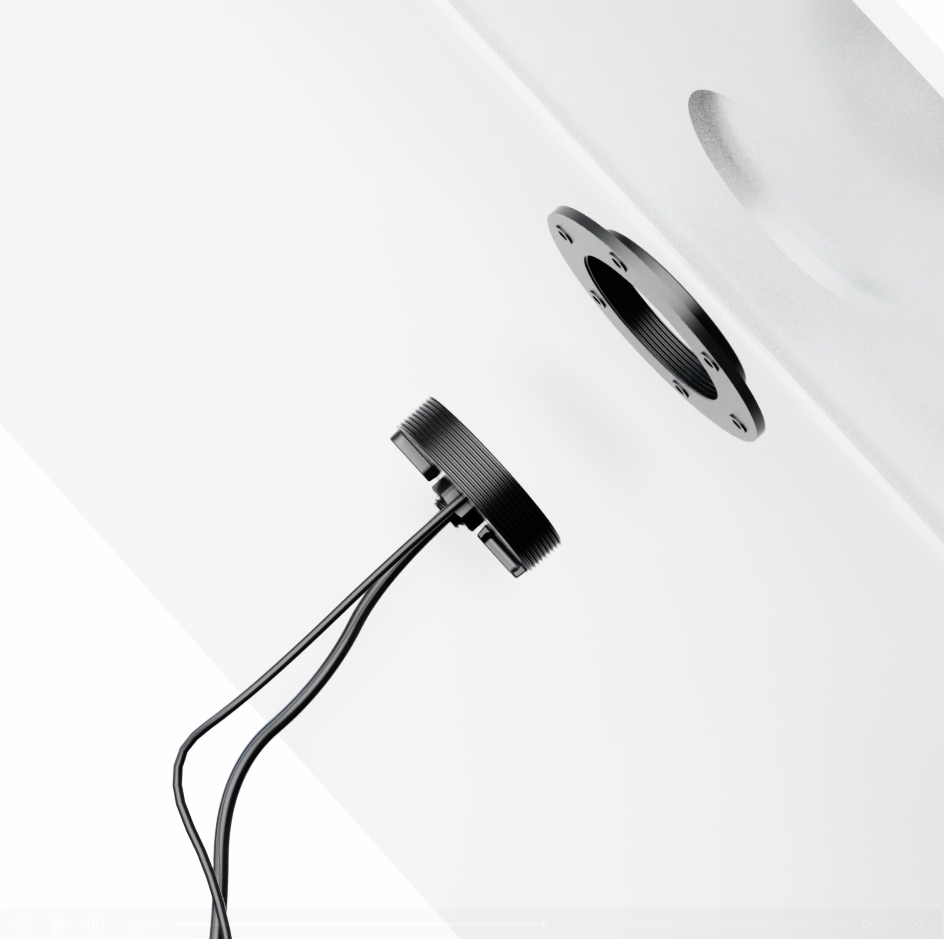 AquaAmp 400 Series Waterproof Wireless Charger Installation Instructions