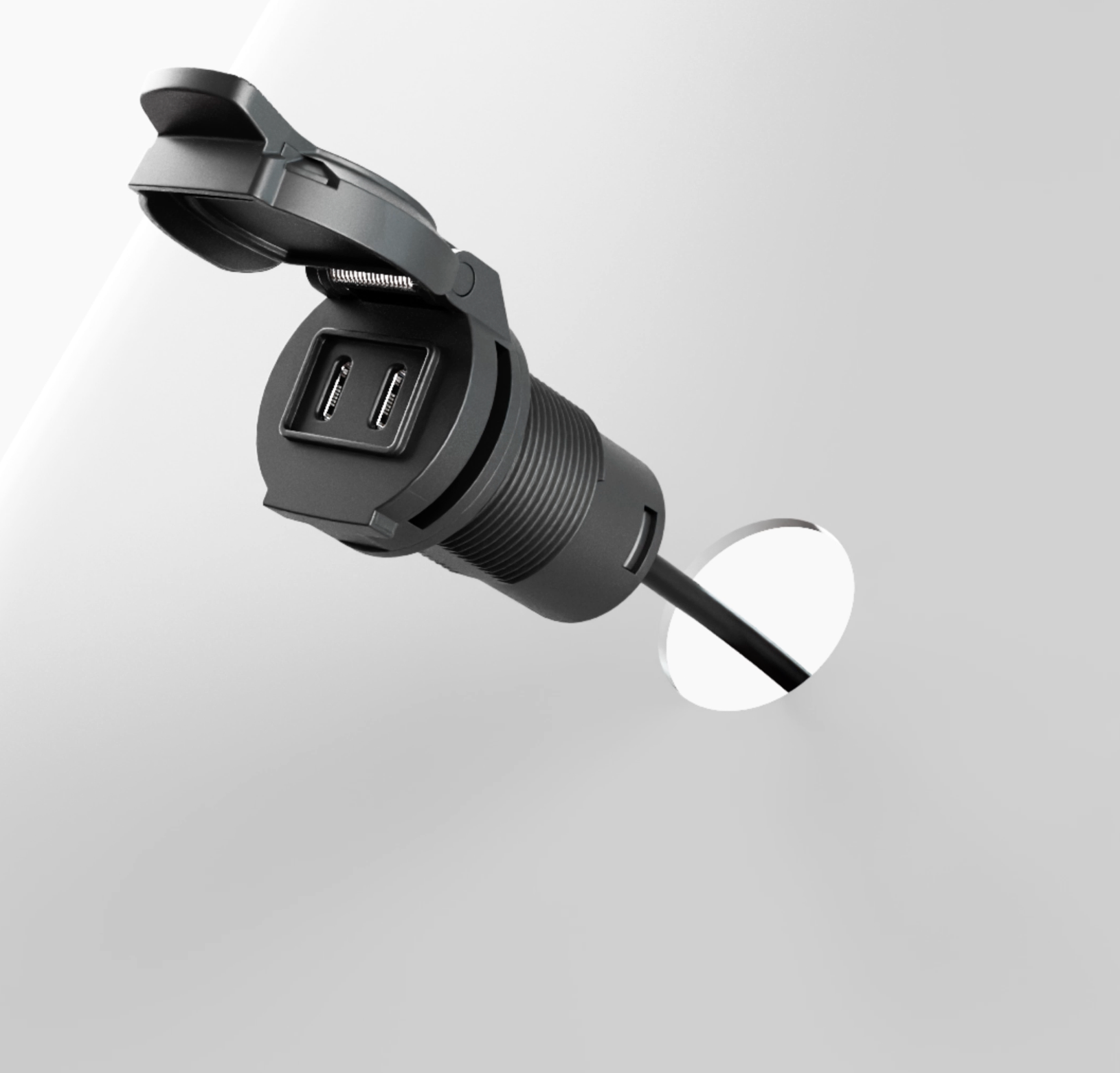 AquaAmp Waterproof Dual USB-C Charger