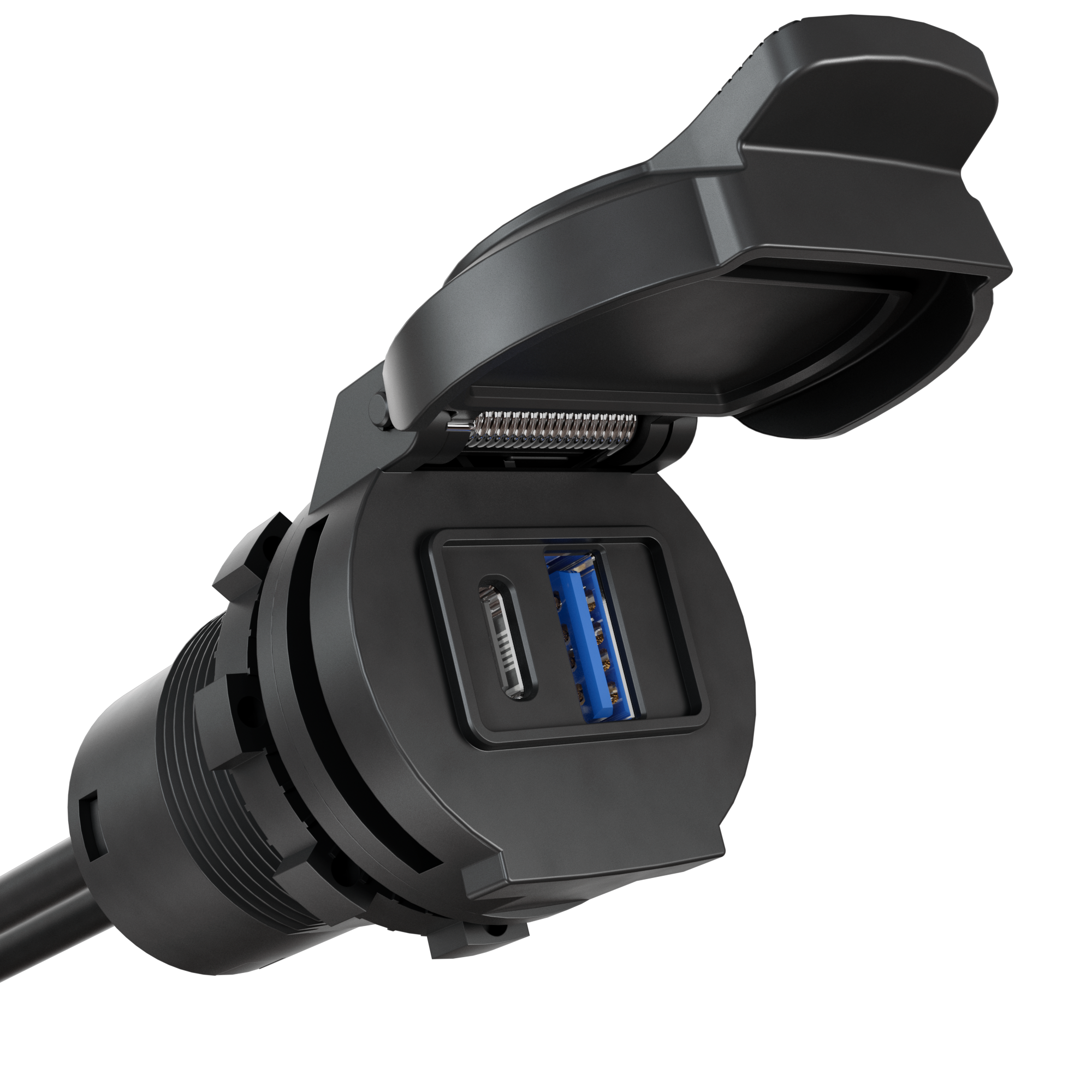 AquaAmp Waterproof Smart USB A/C Charger