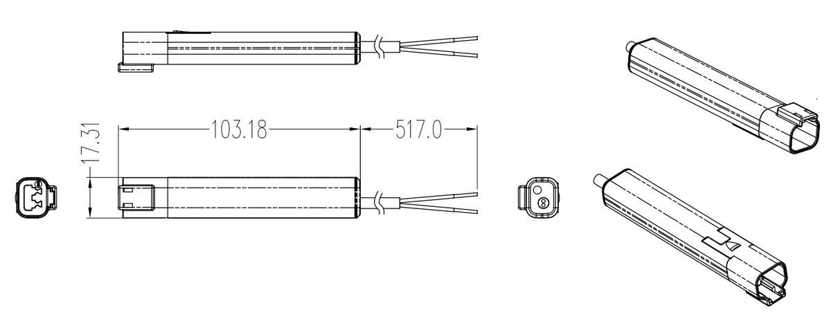 24V-to-12V Smart DT Connector