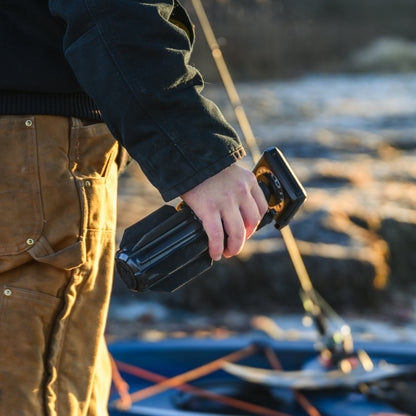 AquaAmp Go Waterproof Power Bank Wireless Phone Charger for cup holder Kayak, Boat, Golf Cart, UTV