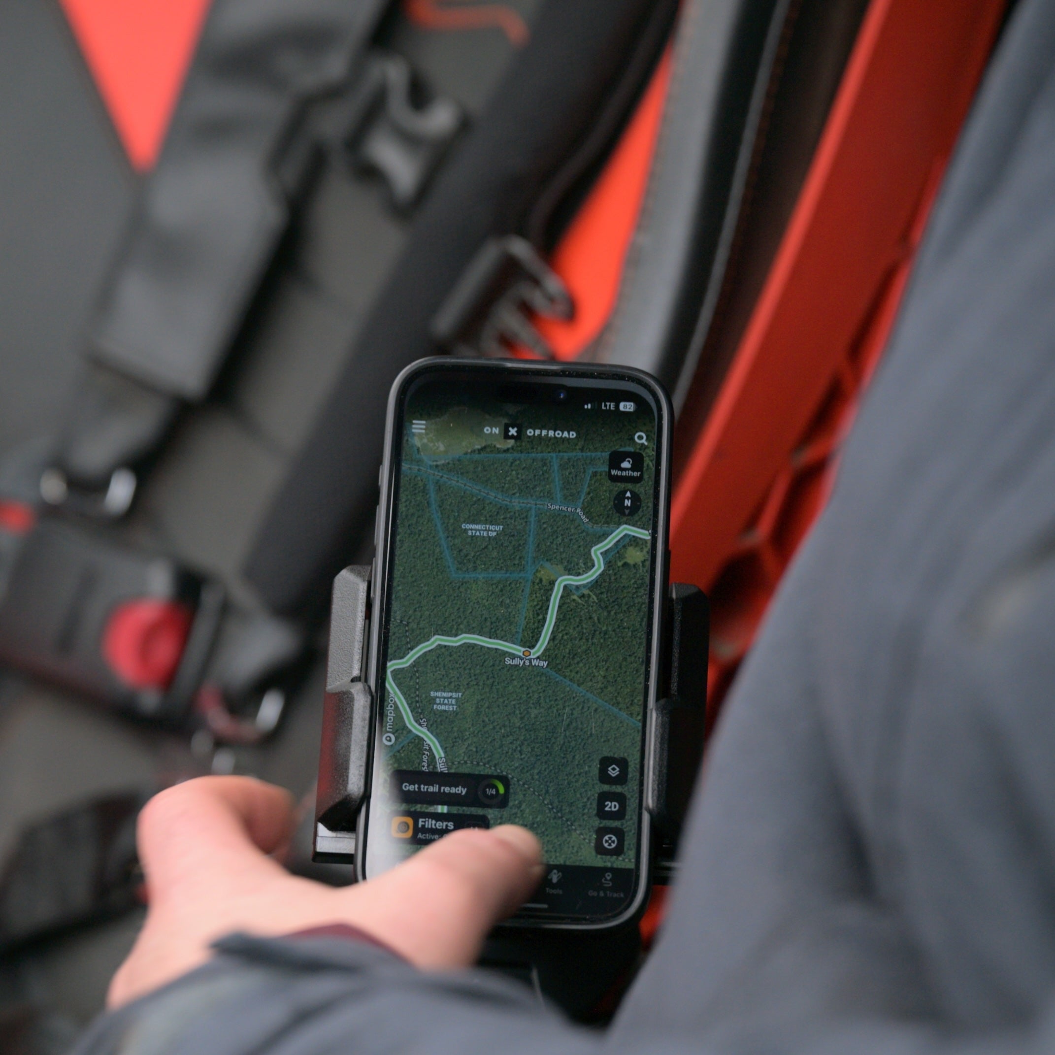 AquaAmp Go Waterproof Power Bank Wireless Phone Charger for cup holder Kayak, Boat, Golf Cart, UTV